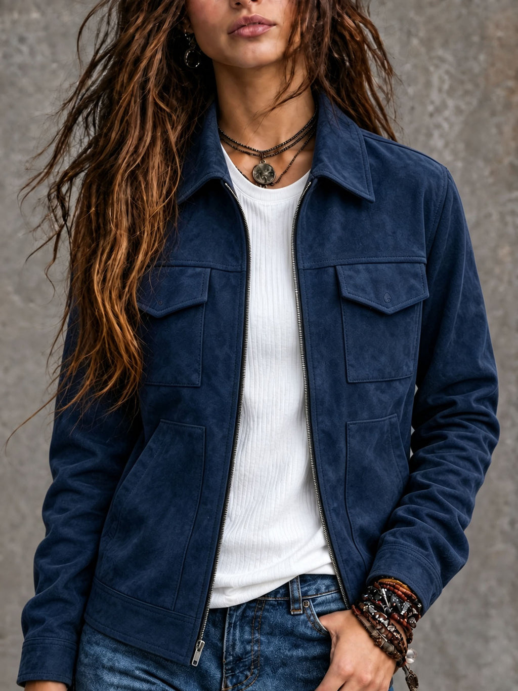 Vintage Suede Jacket - Relaxed and Timeless