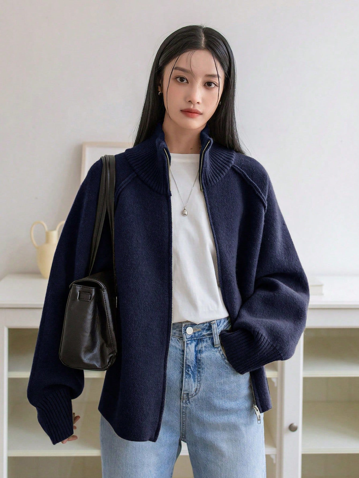 Relaxed Sweater Coat - Solid and Easy to Layer