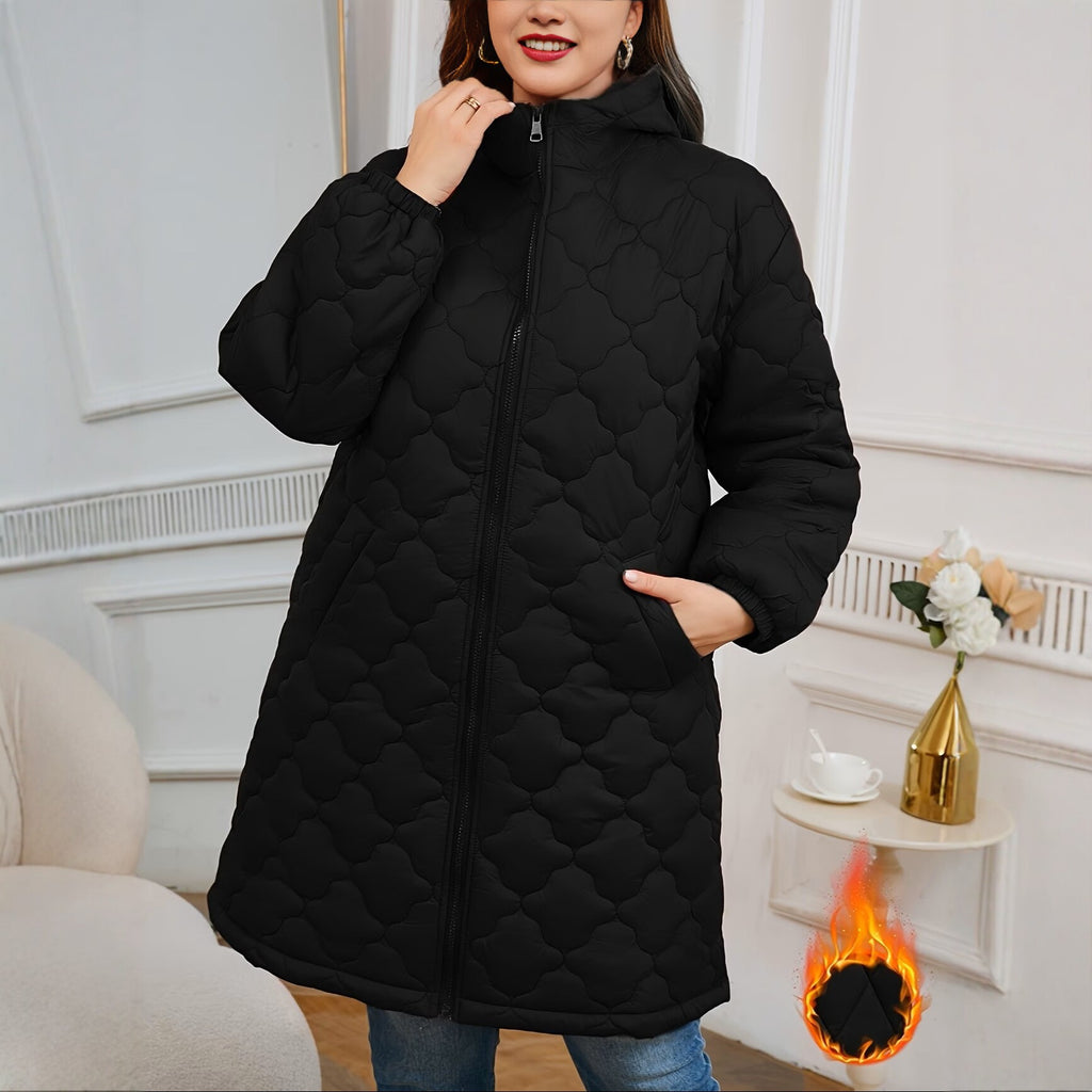 Midi Padded Coat - Warm and Roomy