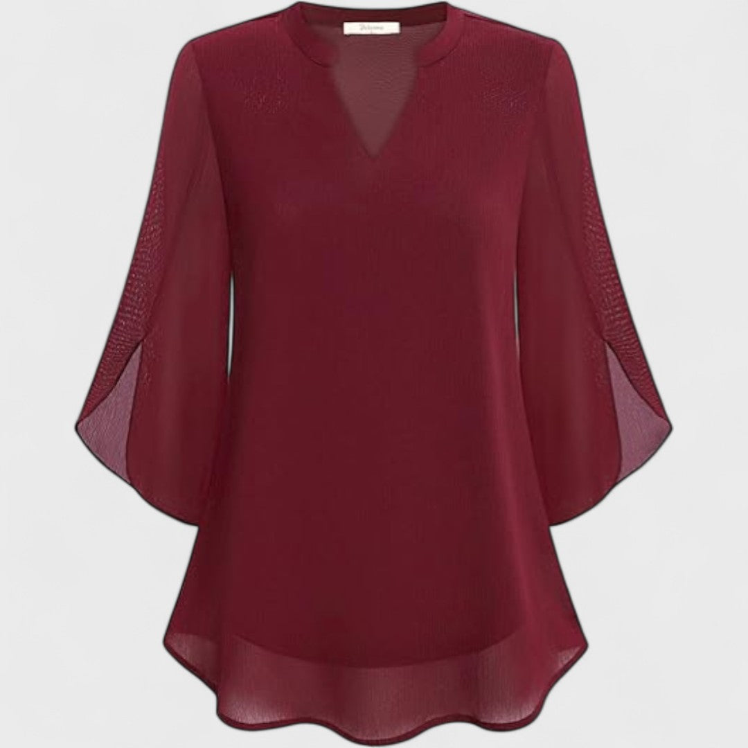 Women's Relaxed Summer Blouse – Comfortable Casual Everyday Top