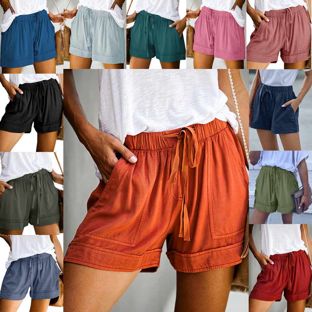 Women's Wide-Leg High-Waisted Shorts – Relaxed Summer Style