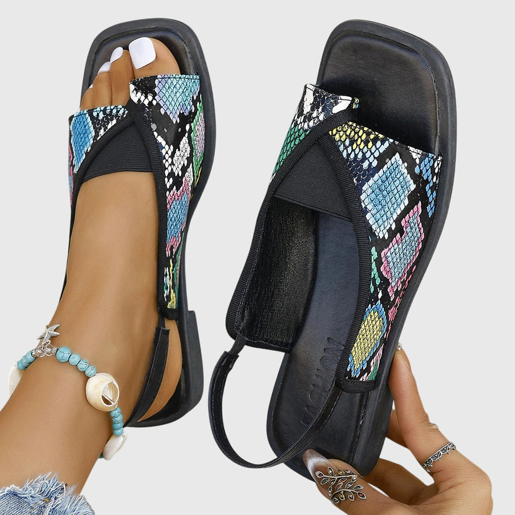 Women's Slingback Flat Sandals – Comfortable Open Toe Summer Sandals