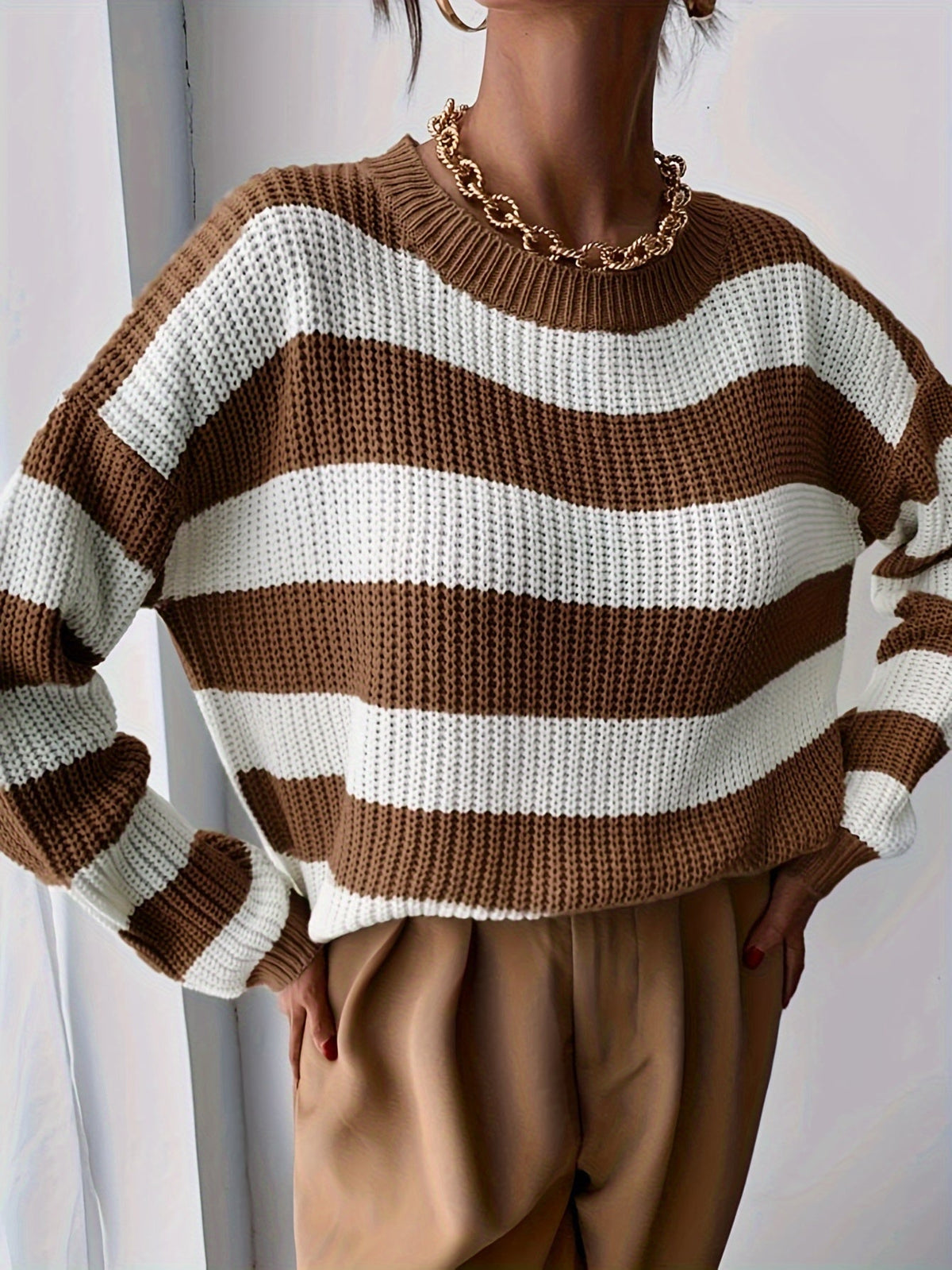 Relaxed Striped Sweater - Soft and Easy