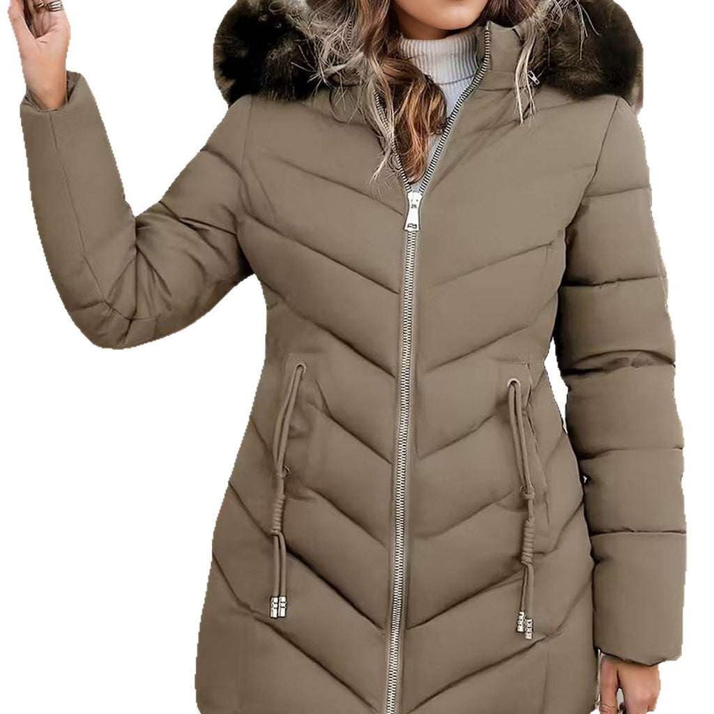 Slim-Fit Hooded Down Jacket - Warm and Versatile