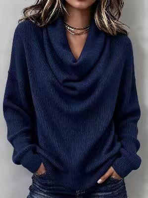 Women’s Loose Long-Sleeve T-Shirt - Soft and Easy