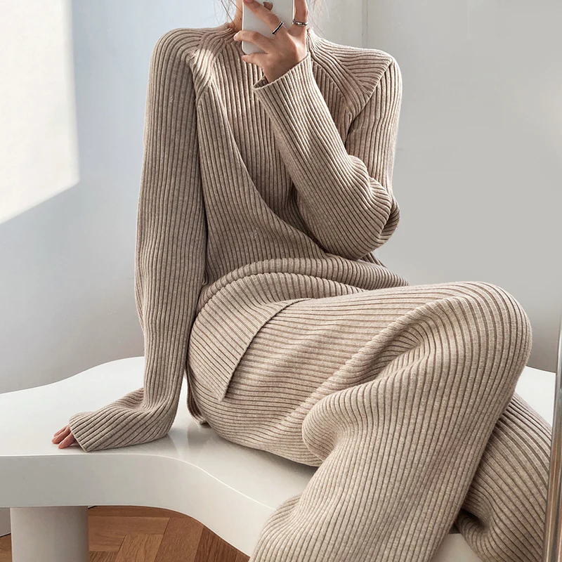 Knitted Sweater Set for Women