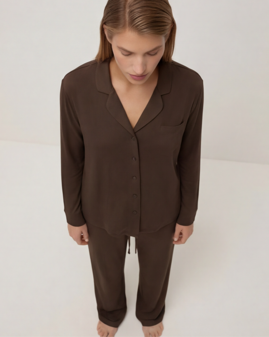 Women’s Long Sleeve Pajama Set – Comfortable Long Pants Loungewear