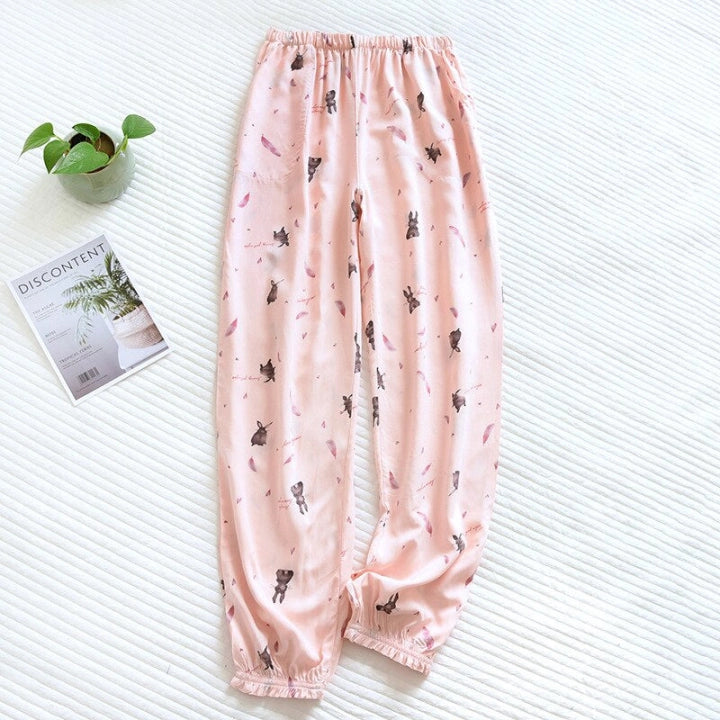 Women’s Loose-Fit Floral Pants – Comfortable Stylish Trousers