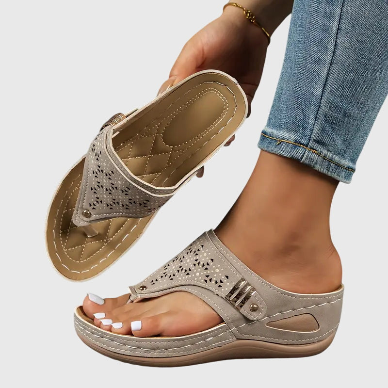 Women's Orthopedic Sandals - Supportive Cushioned Summer Walking Comfort
