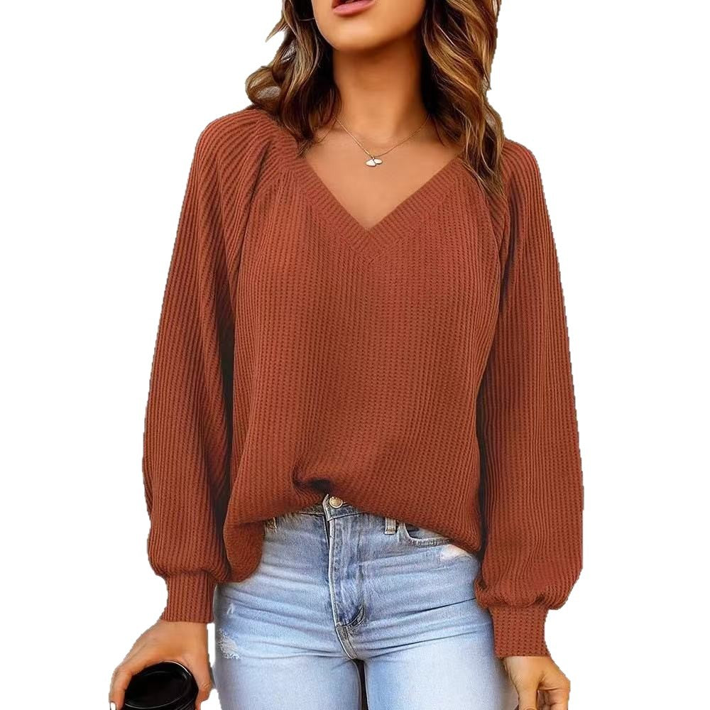 Loose-Fit Knit Sweater - Casual and Comfortable
