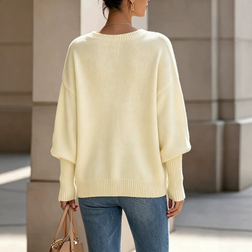 Women’s Knit Turtleneck Pullover - Soft and Elegant