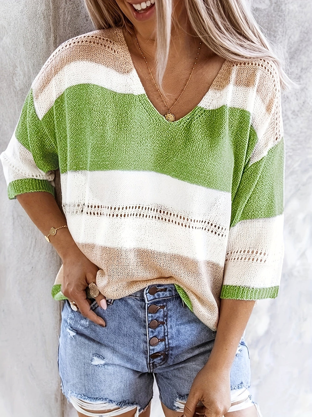 Women’s Fine Knit Sweater – Soft Lightweight Elegant Everyday Style