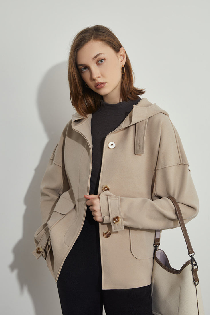 Button Waterproof Shirt Jacket - Practical and Casual