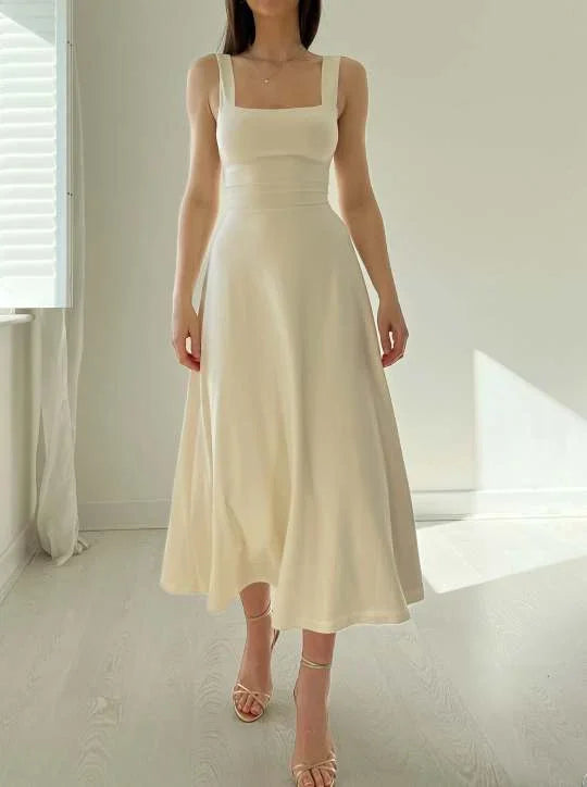 Women's Reversible Midi Dress – Organic Bamboo Pocket Summer Dress