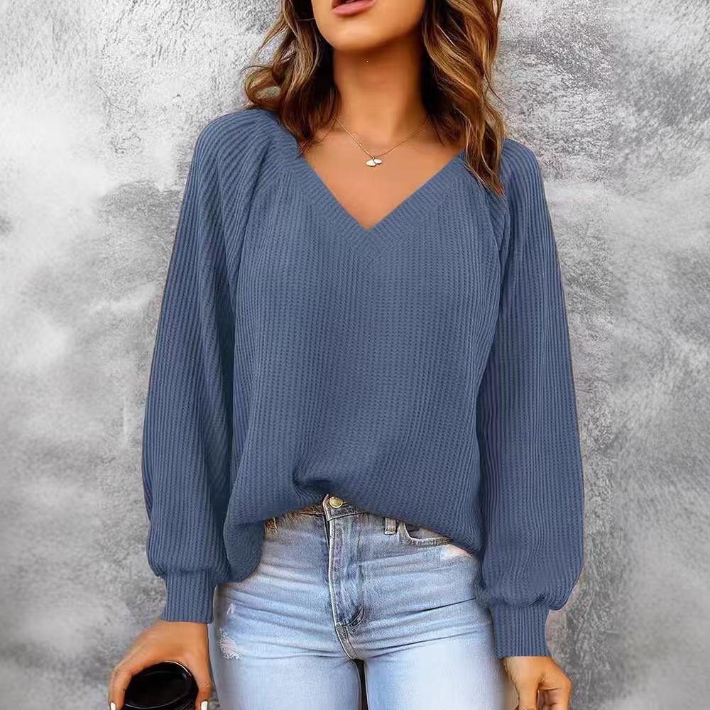 Loose-Fit Knit Sweater - Casual and Comfortable
