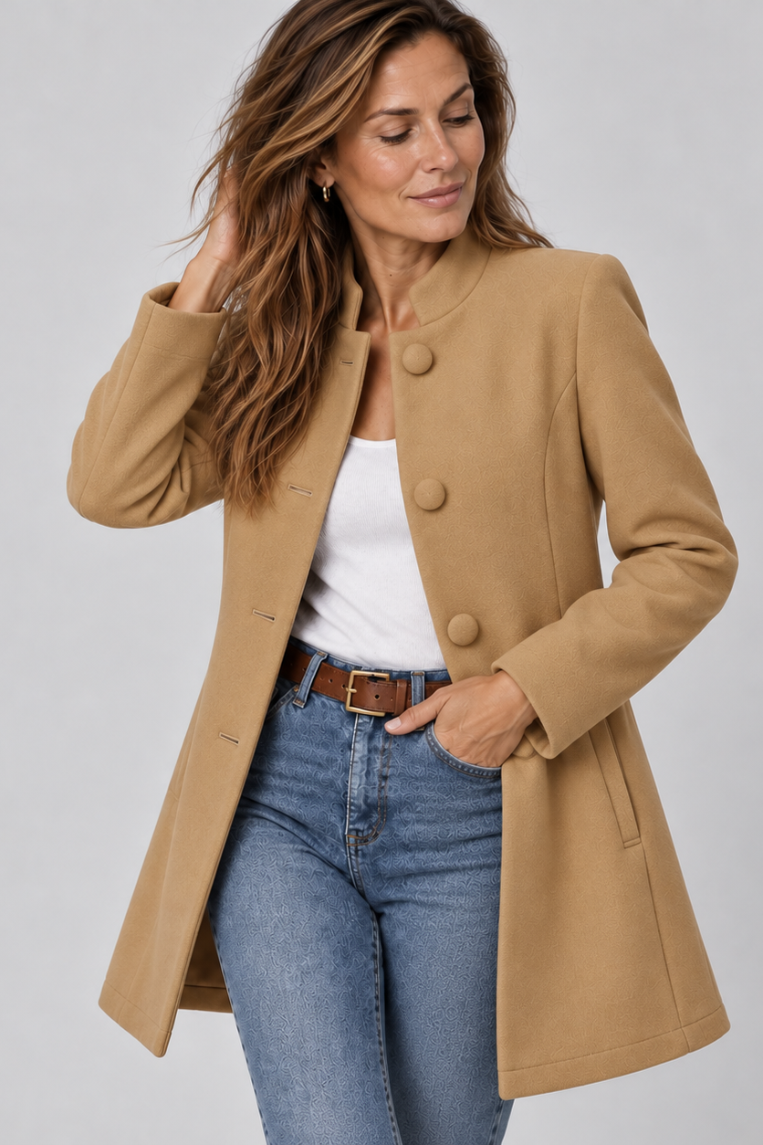 Yara Elegant Coat - Chic and Warm