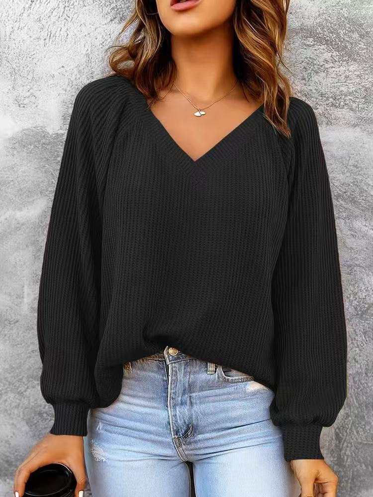 Loose-Fit Knit Sweater - Casual and Comfortable