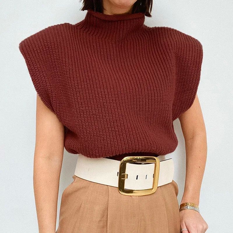 Women’s High Neck Short Sleeve Top – Lightweight Casual T-Shirt