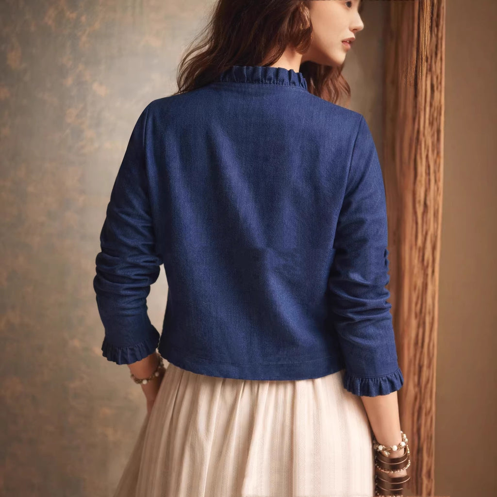 Layered Workwear Top - Retro and Relaxed