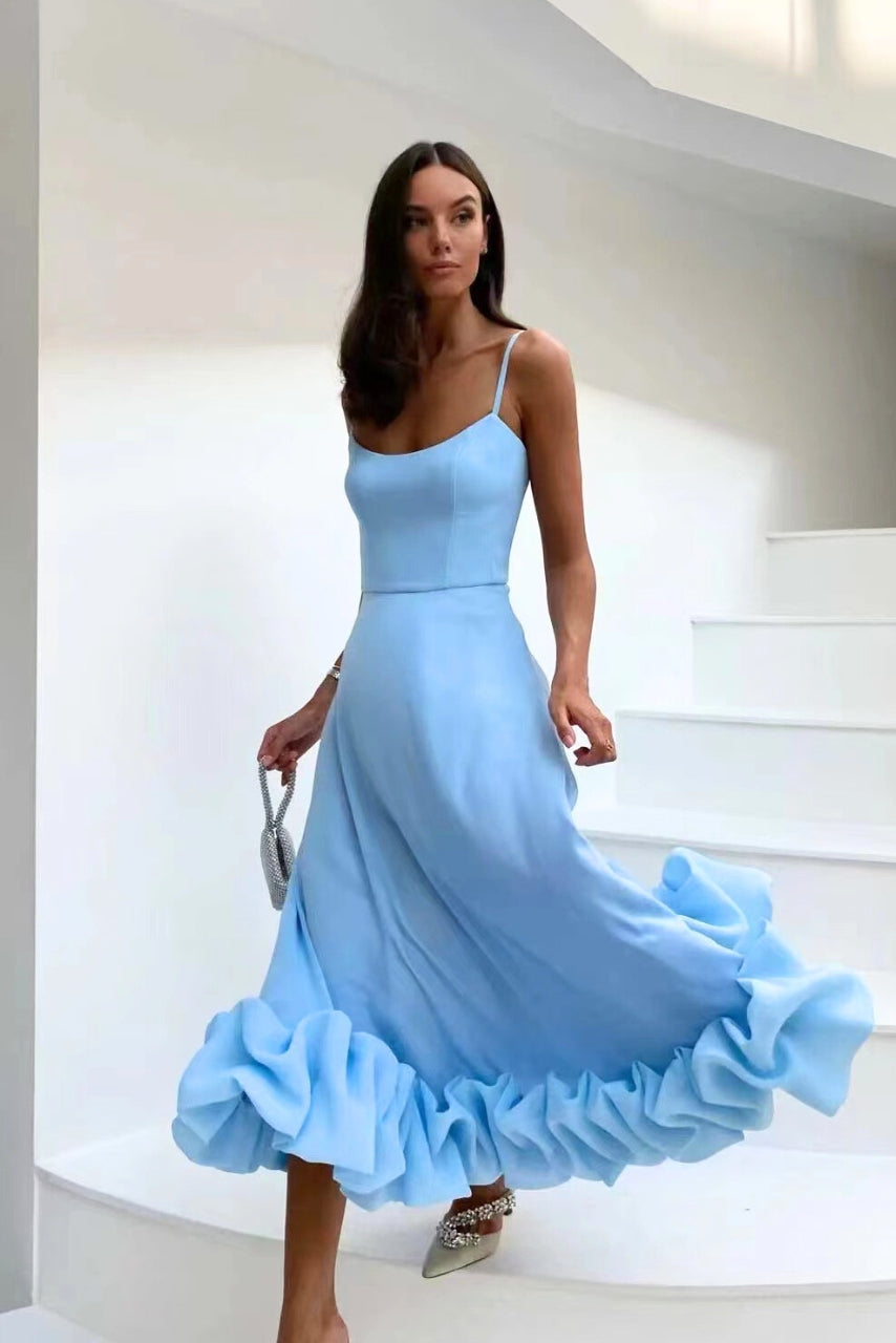 Women's Elegant Maxi Dress – Flowy Occasion Dress