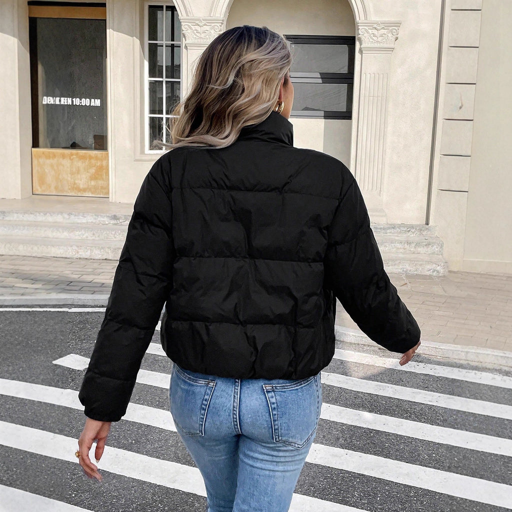 Reversible Hooded Padded Coat - Warm and Practical