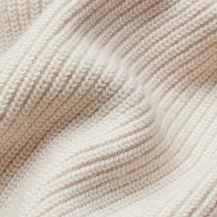 Women’s Stylish Ribbed Wool Cardigan – Open-Front Knitwear