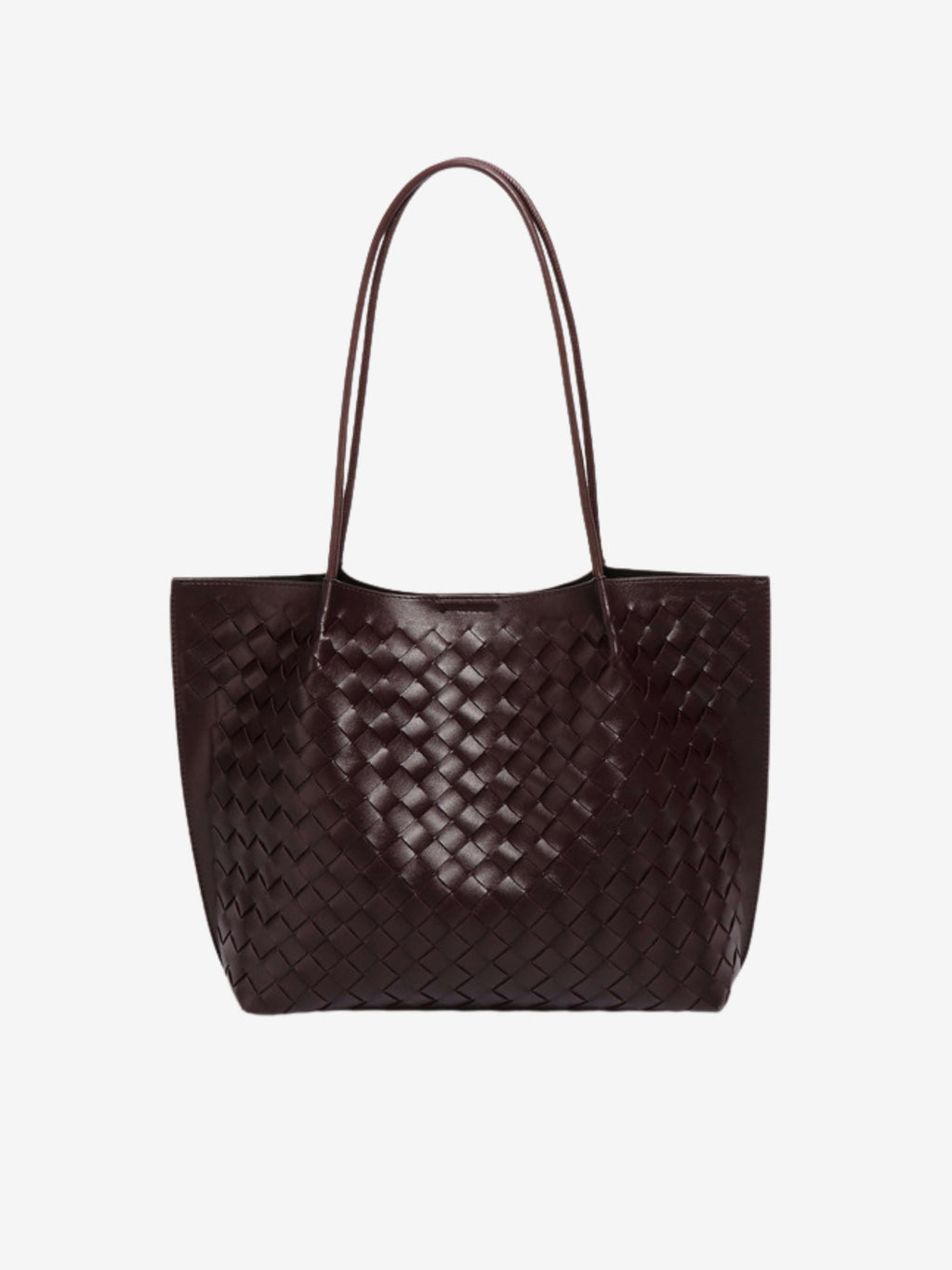 Women's Woven Tote Bag - Spacious Elegant Everyday Carryall