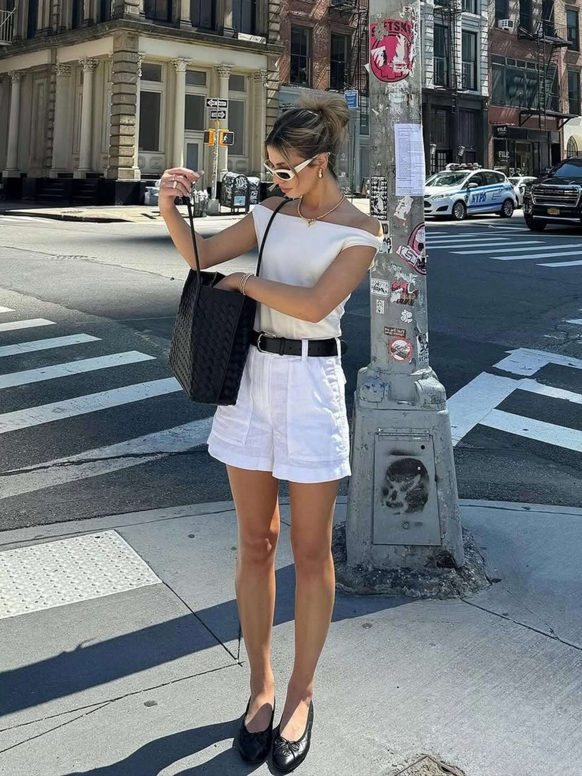 Women's Woven Tote Bag - Spacious Elegant Everyday Carryall