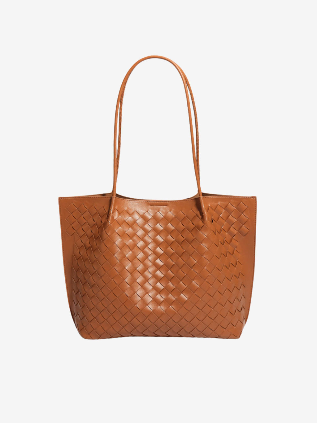 Women's Woven Tote Bag - Spacious Elegant Everyday Carryall