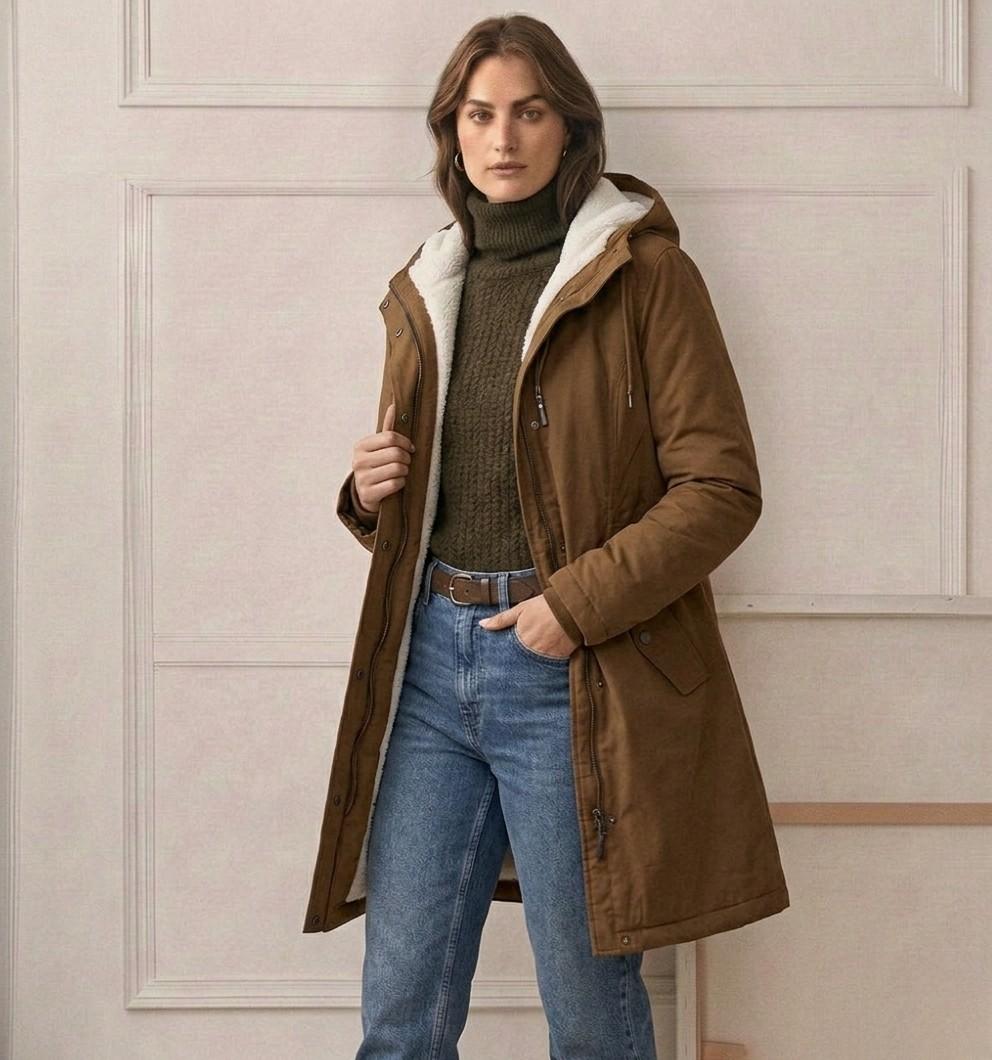 Women’s Hooded Weatherproof Coat - Warm and Protective