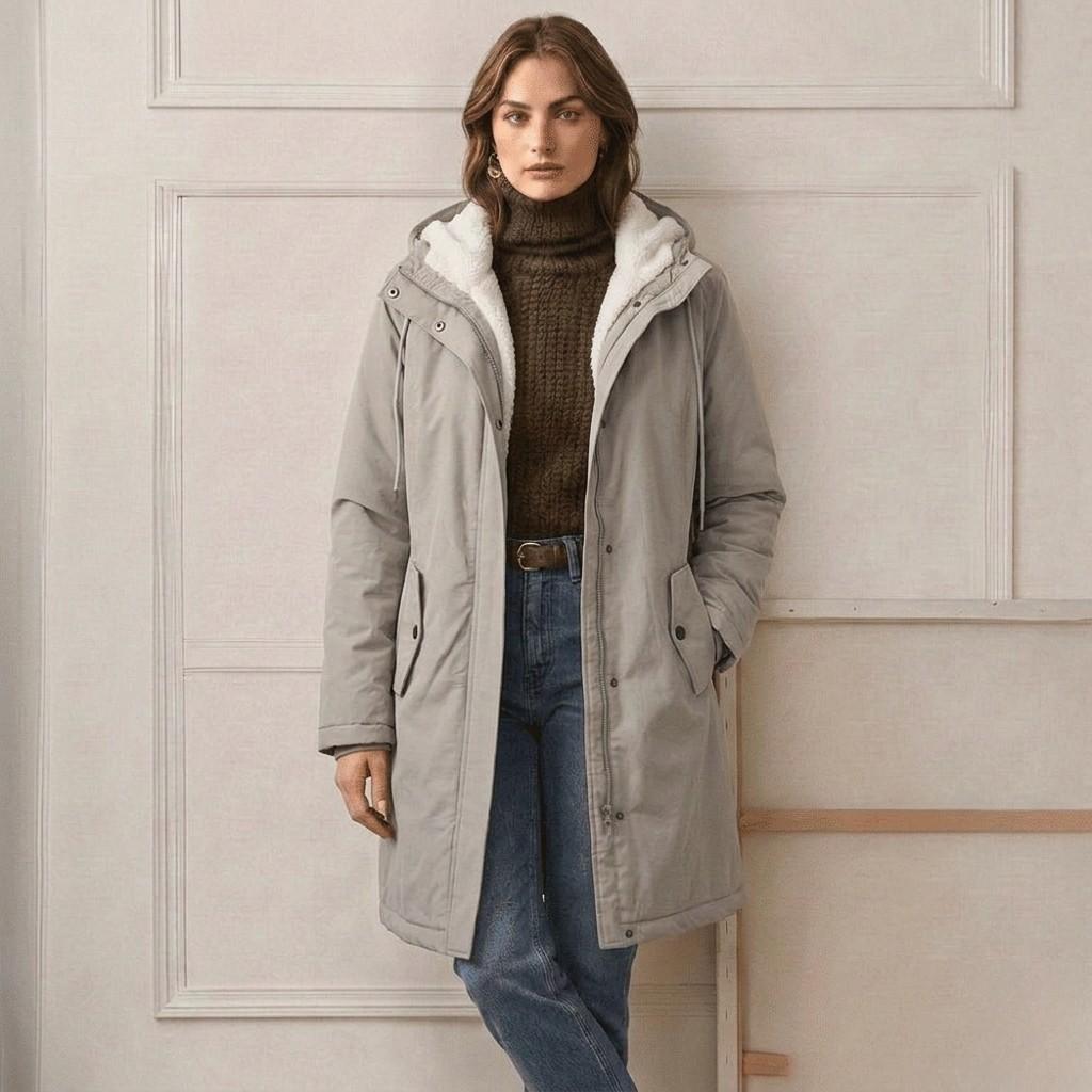 Women’s Hooded Weatherproof Coat - Warm and Protective