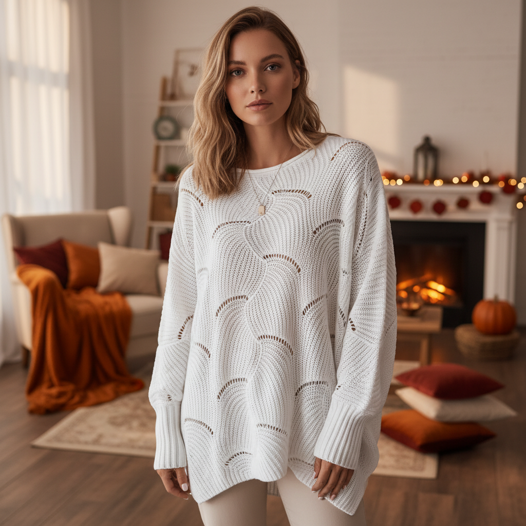 Asymmetric Sweater - Modern and Soft