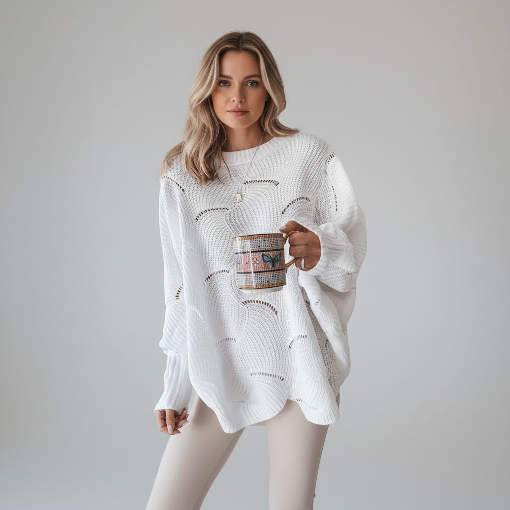 Asymmetric Sweater - Modern and Soft