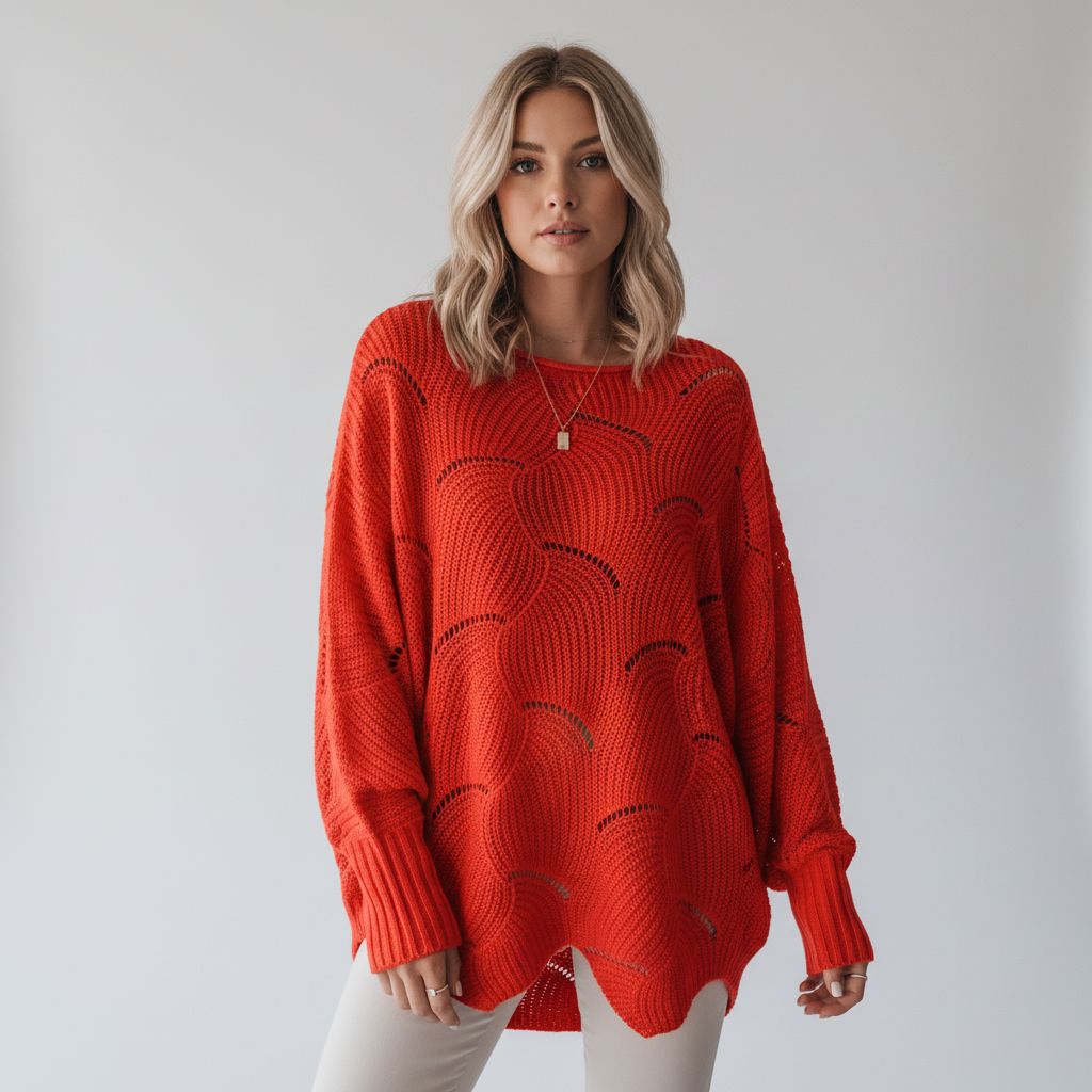 Asymmetric Sweater - Modern and Soft