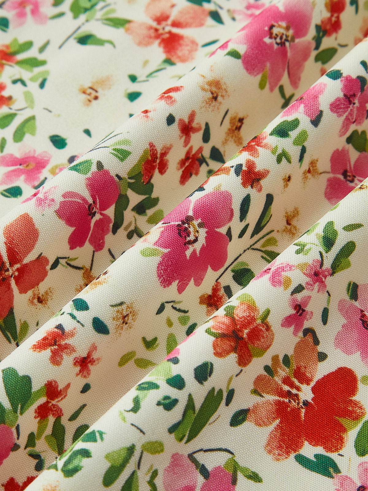 Women's Floral Midi Dress – Elegant Summer Occasion Dress