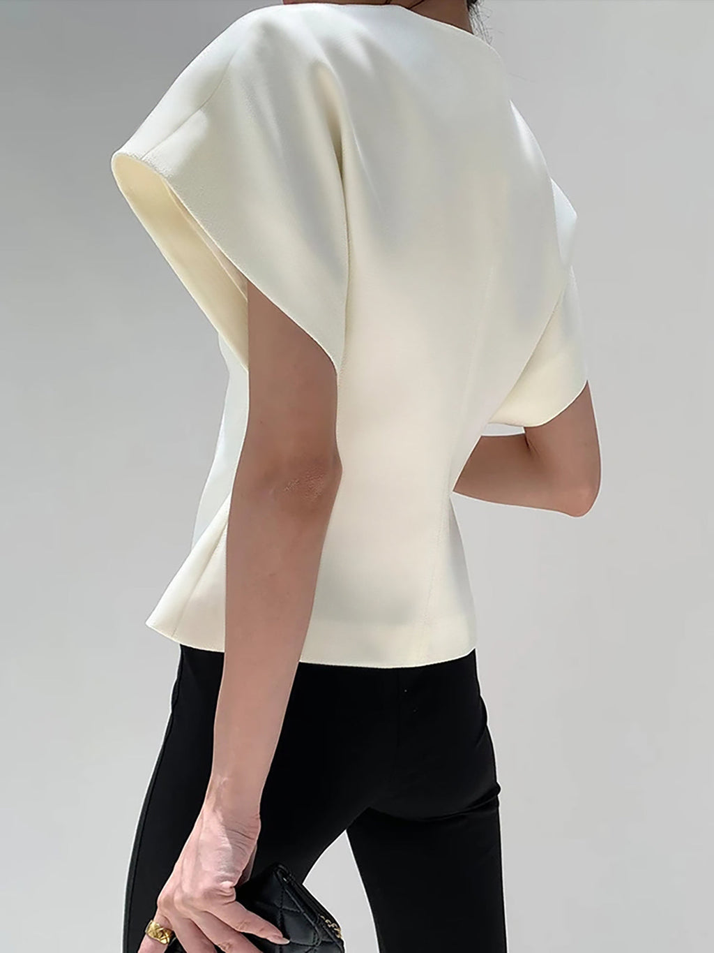 Women's V Neck Blouse – Elegant Flowy Everyday Top