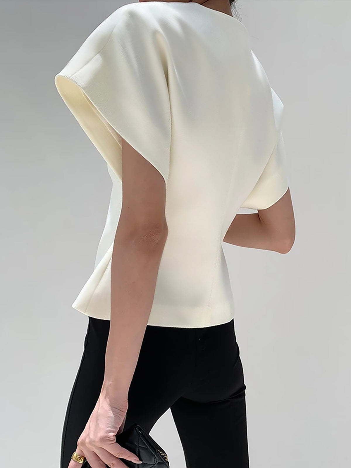 Women's V Neck Blouse – Elegant Flowy Everyday Top