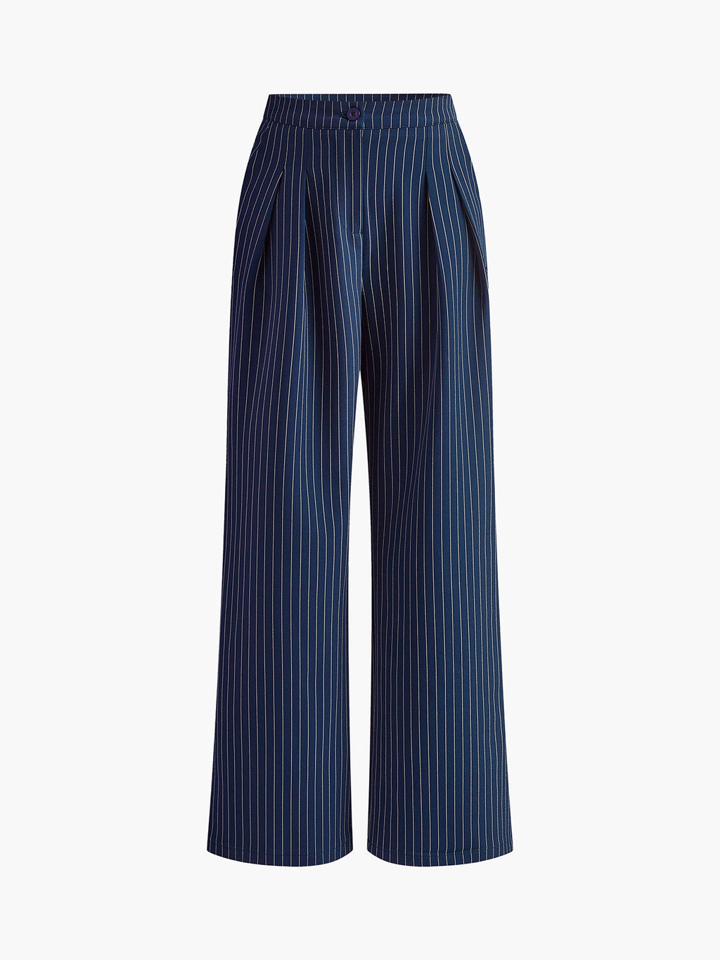 Hedy Women’s Striped Wide-Leg Pants – High-Waist Elegant Comfortable Work Style