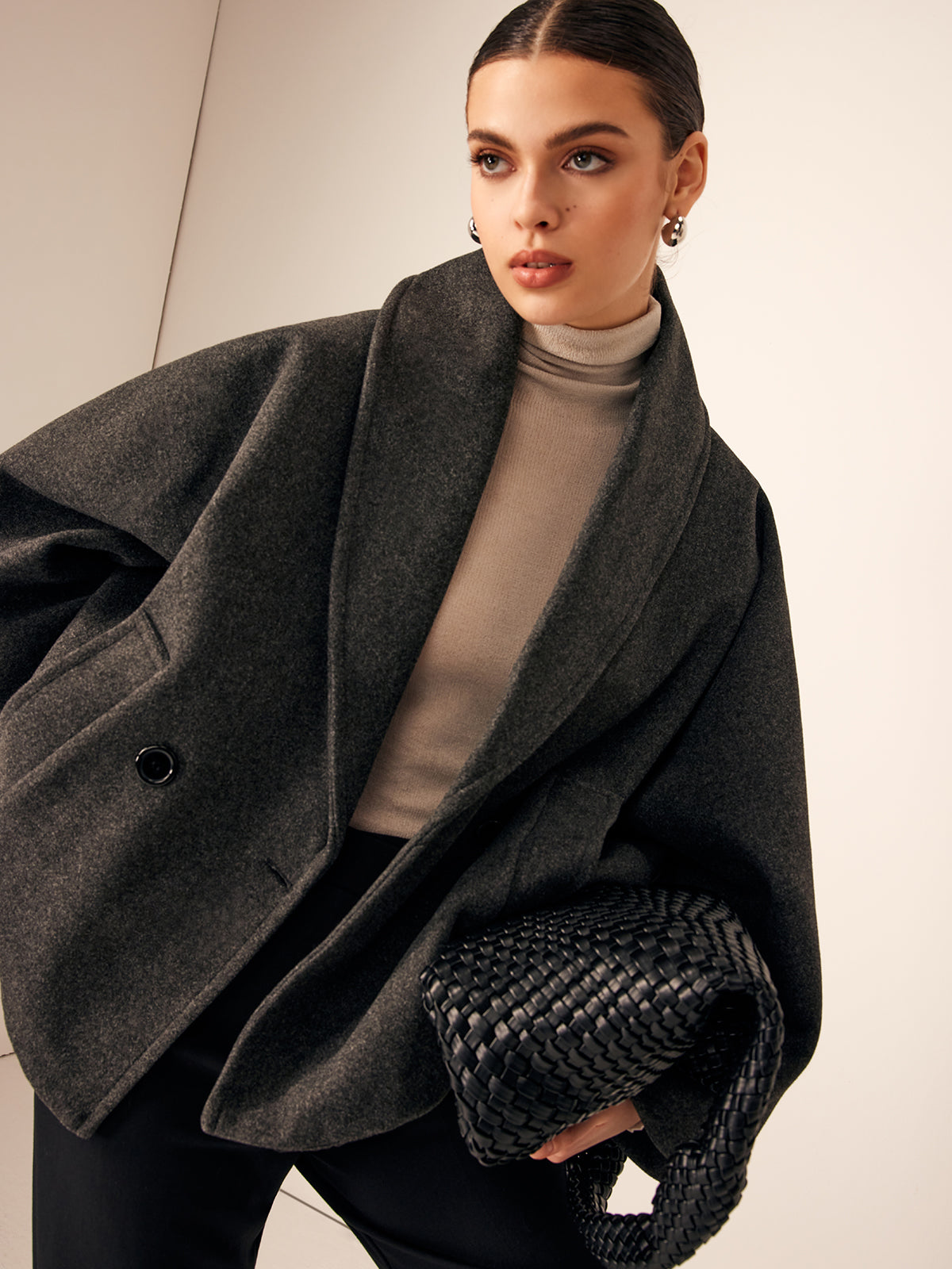 Short Tweed Jacket - Chic and Structured