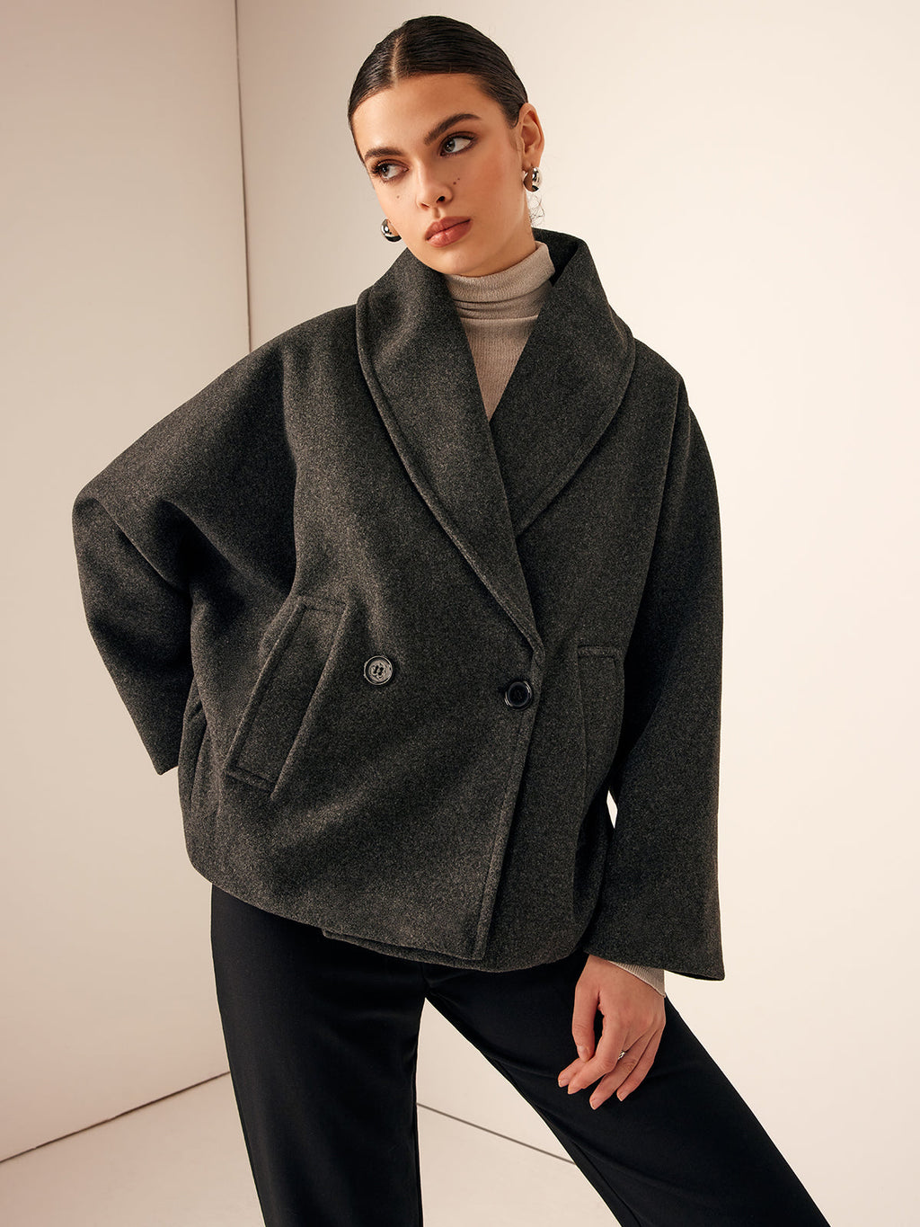 Short Tweed Jacket - Chic and Structured