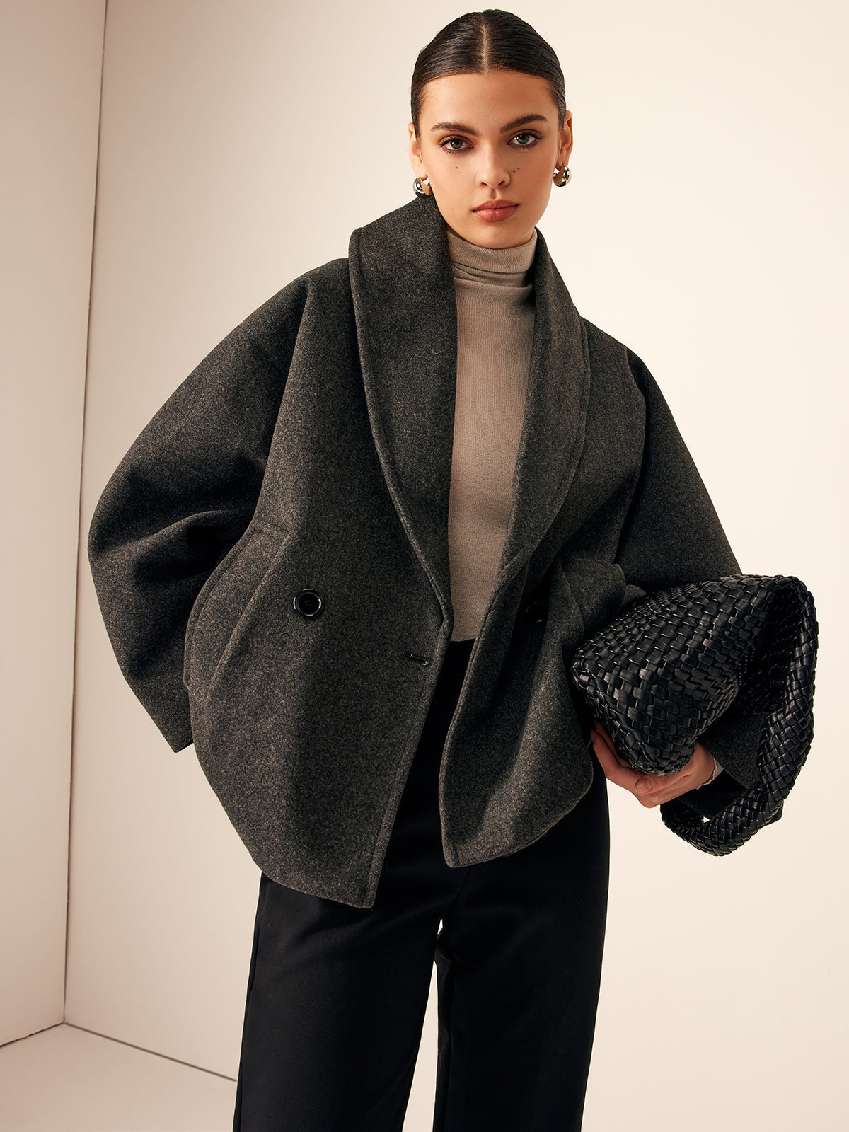 Short Tweed Jacket - Chic and Structured