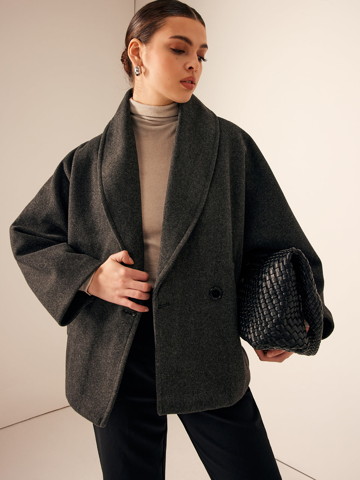 Short Tweed Jacket - Chic and Structured