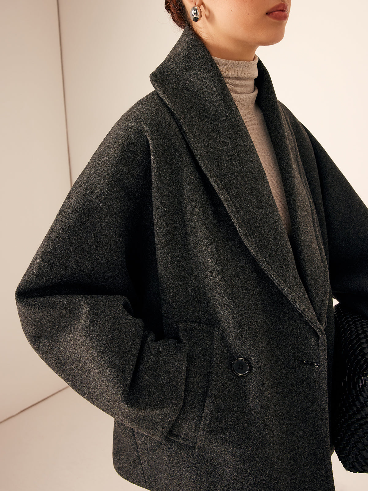 Short Tweed Jacket - Chic and Structured