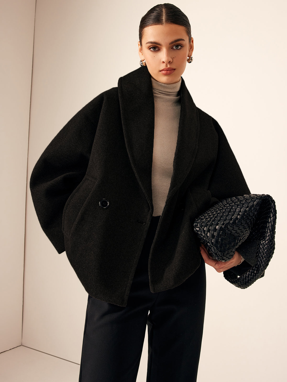 Short Tweed Jacket - Chic and Structured