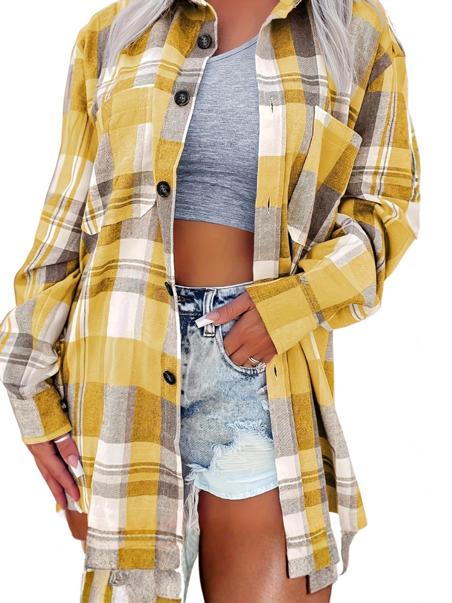 Women's Long Sleeve Summer Shirt - Light Airy Everyday Blouse
