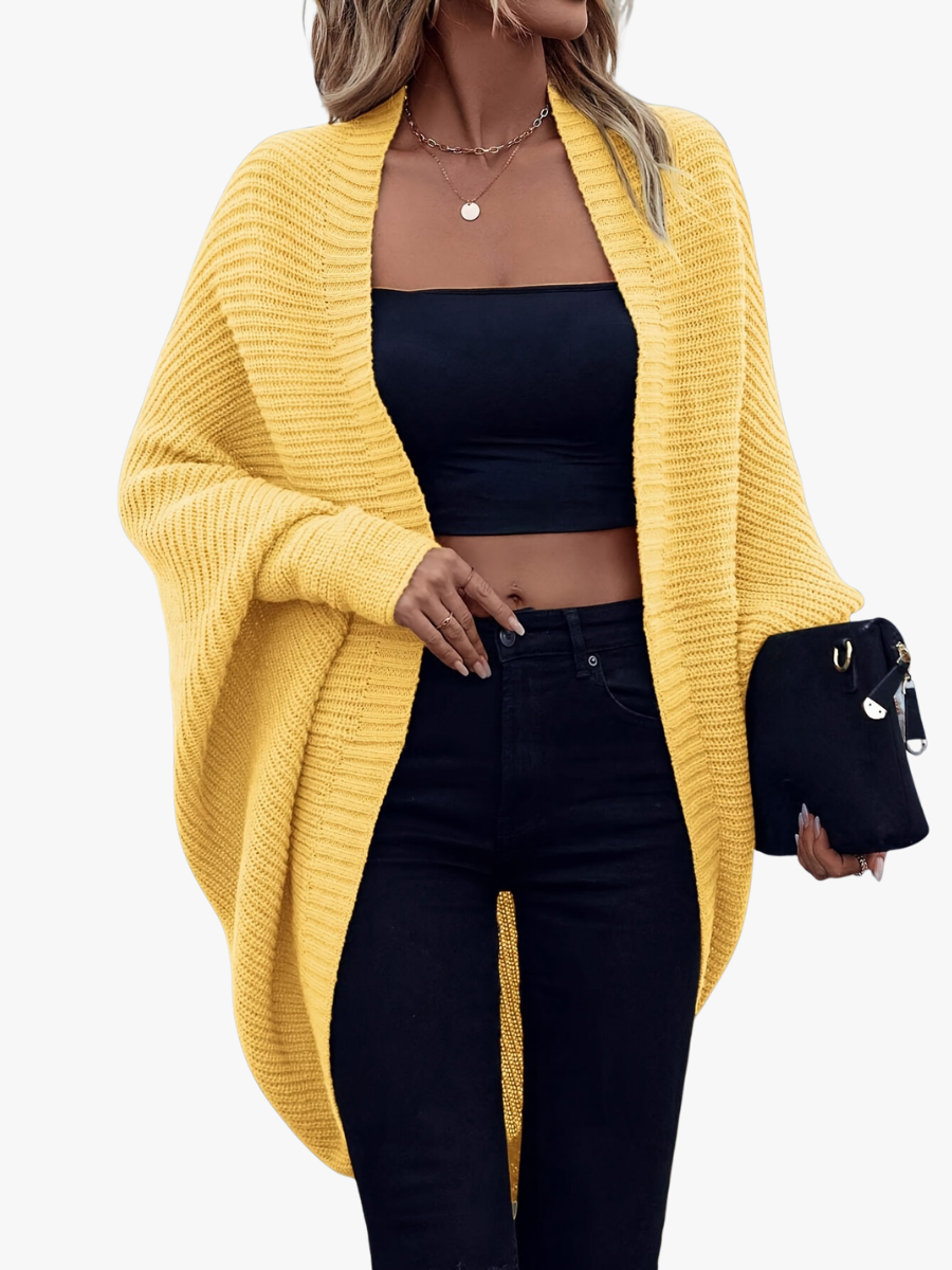 Women’s Oversized Knit Vest – Cozy Layered Casual Style
