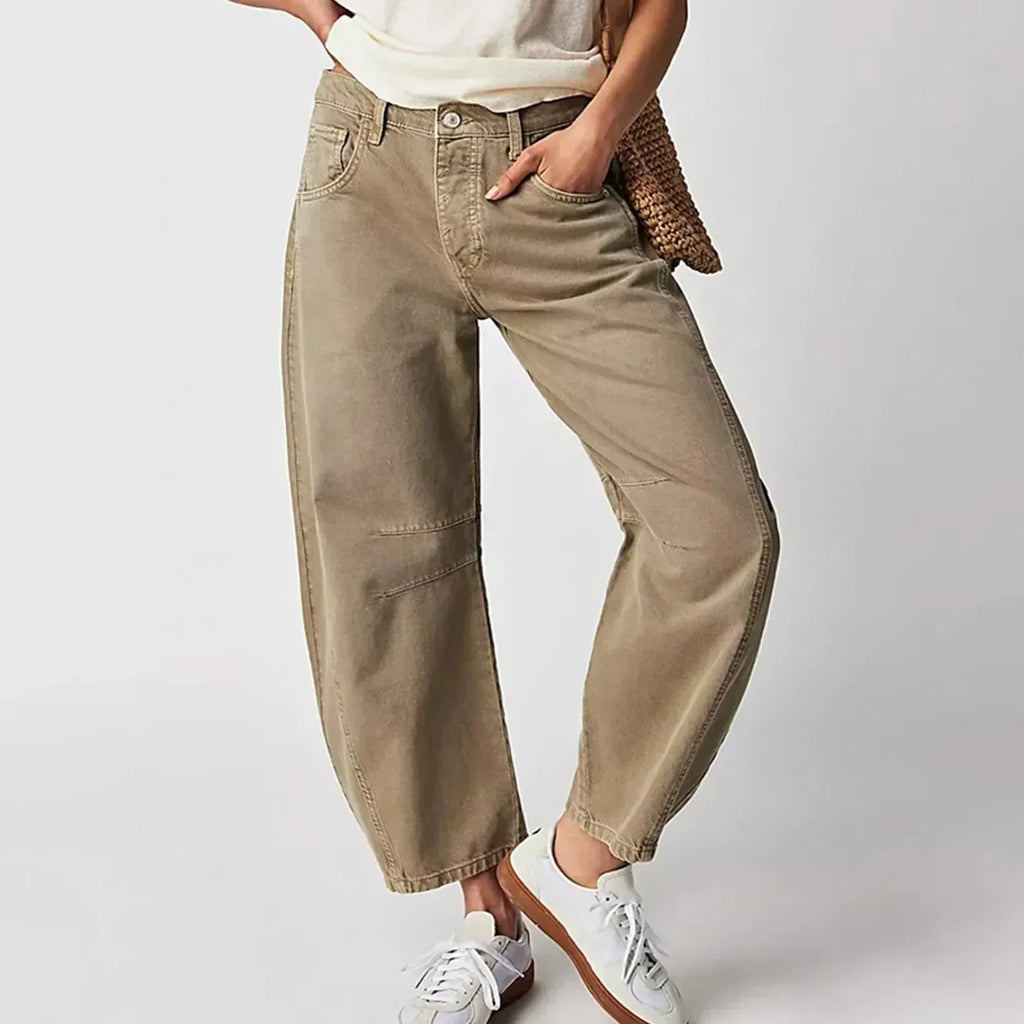 Women's Baggy Jeans – Relaxed Fit Casual Denim Trousers
