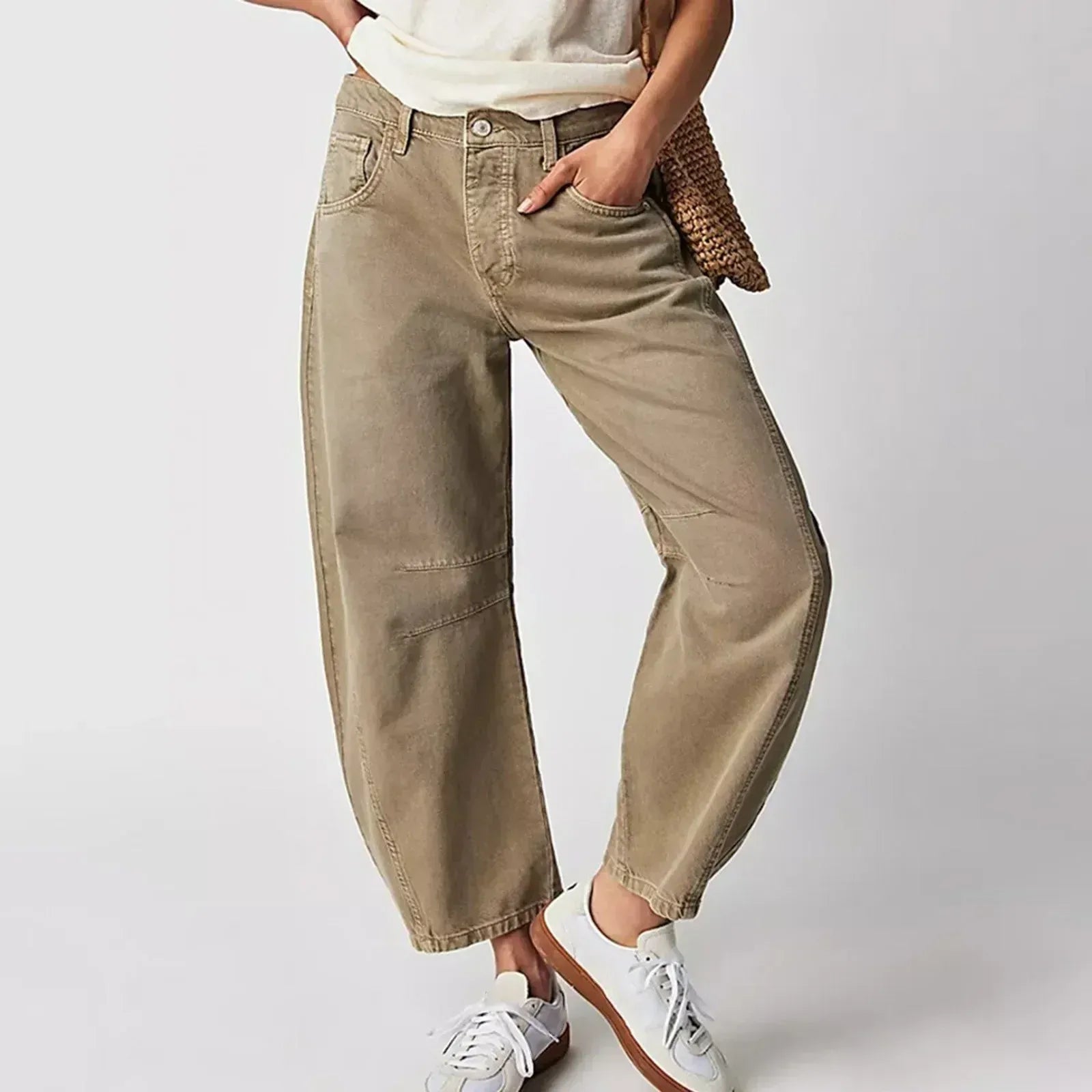 Women's Baggy Jeans – Relaxed Fit Casual Denim Trousers