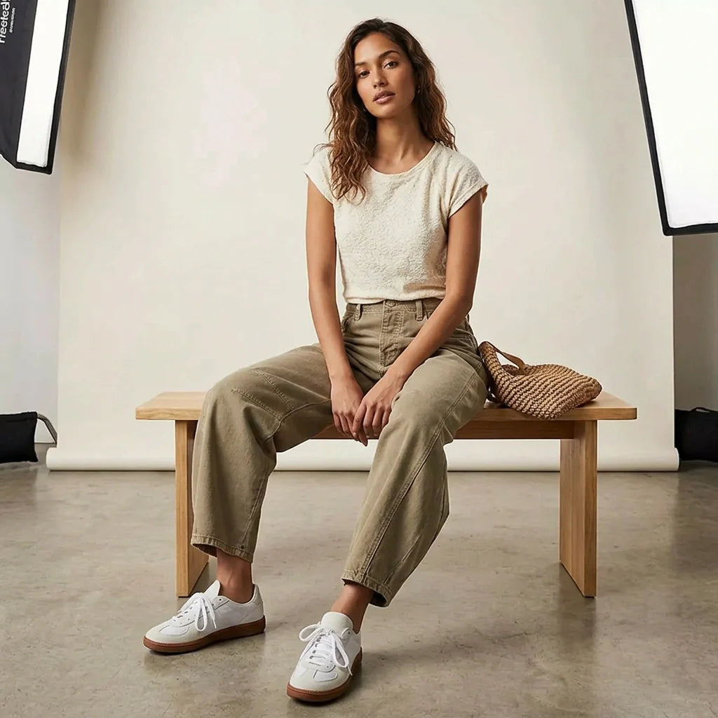 Women's Baggy Jeans – Relaxed Fit Casual Denim Trousers
