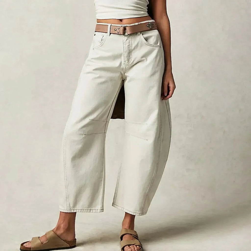 Women's Baggy Jeans – Relaxed Fit Casual Denim Trousers